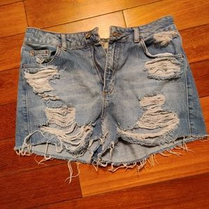 Topshop mom shorts